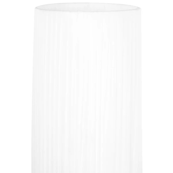  Vloerlamp Woonkamer Slaapkamer Vloerlamp Vloerlamp Roestvrij Staal Vloerlamp Textiel Lampenkap 40 W Rond Wit + Zilver Ø 20 X 160 Cm 8