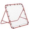  Voetbal Rebounder Kickback Doel Rebound Muur Net Voor Honkbal Voetbal Voetbal Doel Voor Training Verstelbare Hoek Metalen Buis PE Stof 96 X 80 X 96 Cm Rood + Zwart 1