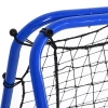  Voetbal Rebounder Kickback Goal Rebound Wandnet Rebound Aan Beide Zijden In 5 Stappen Verstelbaar Staal Blauw 100 X 95 X 90 Cm 8