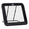  Voetbal Rebounder Opvouwbaar Kickback Doel Rebound Wandnet Voor Honkbal Basketbal Volleybal In 5 Stappen Verstelbaar Staal Zwart 128 X 118 X 108-120 Cm 1