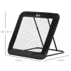  Voetbal Rebounder Opvouwbaar Kickback Doel Rebound Wandnet Voor Honkbal Basketbal Volleybal In 5 Stappen Verstelbaar Staal Zwart 128 X 118 X 108-120 Cm 3