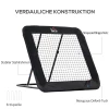  Voetbal Rebounder Opvouwbaar Kickback Doel Rebound Wandnet Voor Honkbal Basketbal Volleybal In 5 Stappen Verstelbaar Staal Zwart 128 X 118 X 108-120 Cm 6