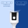  Voetstukventilator Ventilator 3 Snelheden Luchtcirculator Luchtcirculatieventilator Verstelbaar 70° Oscillatie Kunststof Staal Ø28 X 80H Cm 4