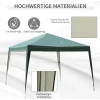  Vouwtent 2,95 X 2,95 M Pop-up Vouwtent Tuinpaviljoen Opvouwbare Partytent Tuintent UV-bescherming Staal + Oxford Groen 4
