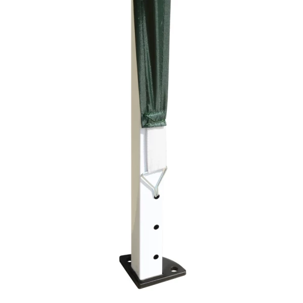  Vouwtent 2,95 X 2,95 M Pop-up Vouwtent Tuinpaviljoen Opvouwbare Partytent Tuintent UV-bescherming Staal + Oxford Groen 9