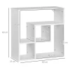  Wandplank, Zwevende Plank, Boekenkast, 60 X 25 X 60 Cm, Wit 3