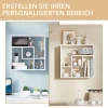  Wandplank, Zwevende Plank, Boekenkast, 60 X 25 X 60 Cm, Wit 6