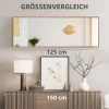  Wandspiegel, Hoog, Frame Van Grenenhout, 45L X 125H X 4,8D Cm 7