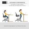  Werkstoel Ergonomische Bureaustoel Bureaustoel In Hoogte Verstelbare Stahulp Met Voetsteun Metaal Zwart 59,5 X 60 X 102,5-126 Cm 4