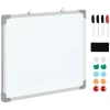  Whiteboard Magneetbord, Gemakkelijk Afveegbaar, Met 4 Stiften, 10 Magneten, 1 Gum, 60 X 1,8 X 45cm 11