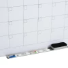  Whiteboard Whiteboardkalender Voor Het Organiseren Van Vakantieplannen En Maandplanning Incl. 1 Pennenhouder, 4 Stiften & Gum 90 X 60 Cm 7