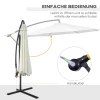  Zwenkparasol Weerbestendig 3m X 3m X 2,5m Staal Polyester 4