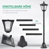 Tuinpadverlichting  Op Zonne-energie Met LED 40 Lumen Zwart 18 X 18 X 160cm 6