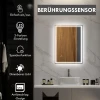 Badkamerspiegel Badkamerspiegel Wandspiegel LED's. Aanraakschakelaar, Wit 4