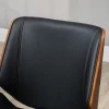Bureaustoel Computerstoel, Schommelfunctie, In Hoogte Verstelbaar, Zwart + Zilver 4