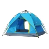 Campingtent Tweede Tent Pop-uptent Strandtent Automatisch 3-4 Personen (blauw + Geel) 1