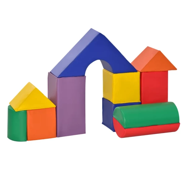 Grote Speelgoedblokken Voor Kinderen, Set Van 11, Voor Kinderen Van 1-3 Jaar, Schuim, Kleurrijk 8