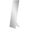 Grote Spiegel, Wandspiegel, Staande Spiegel, Full Body Spiegel, 50 Cm X 2,9 Cm X 150 Cm, Wit 1