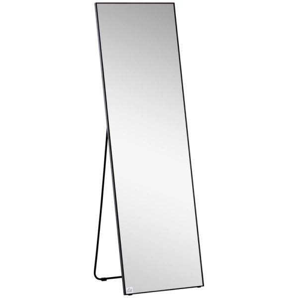 Grote Staande Spiegel, Wandspiegel, Full Body Spiegel, 161,5 Cm, Zilver 1
