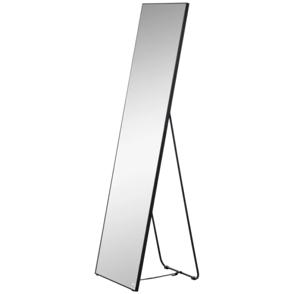 Grote Staande Spiegel, Wandspiegel, Full Body Spiegel, 161,5 Cm, Zilver 10