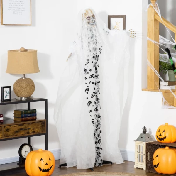 Halloween Decoratie Spookbruid Met Speciale Effecten En Geluidsfunctie 110 Cm X 18 Cm X 175 Cm Binnendecoratie 9