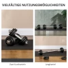 Halterset 30 Kg, Lange Halter & Halter, 12 Halterschijven, Voor Krachttraining, Fitness, Zwart 4