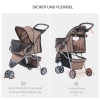 Hondenkar Hond Buggy Buggy Honden Katten Veelkleurig (Koffie Bruin) 5