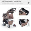 Hondenkar Hond Buggy Buggy Honden Katten Veelkleurig (Koffie Bruin) 6