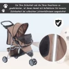 Hondenkar Hond Buggy Buggy Honden Katten Veelkleurig (Koffie Bruin) 8