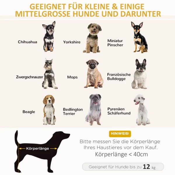 Hondenmand Inclusief Kussen Voor Kleine Honden Rotan Bruin + Grijs 7