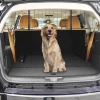 Hondenrek Auto Universeel Verstelbaar Kofferbakrooster Metaal Zwart (91-145) X 30 Cm 2