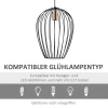 Industrieel Design Hanglamp, In Hoogte Verstelbaar, Inclusief Montagemateriaal, 26 Cm X 26 Cm X 130 Cm, Zwart + Goud 6