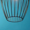 Industrieel Design Hanglamp, In Hoogte Verstelbaar, Inclusief Montagemateriaal, 26 Cm X 26 Cm X 130 Cm, Zwart + Goud 8