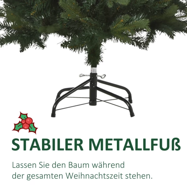 Kerstboom 1,2 M Kunstspar 657 Takken Metalen Voet PVC Groen 85 X 120H Cm 6