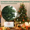 Kerstboom 1,2 M Kunstspar 657 Takken Metalen Voet PVC Groen 85 X 120H Cm 7