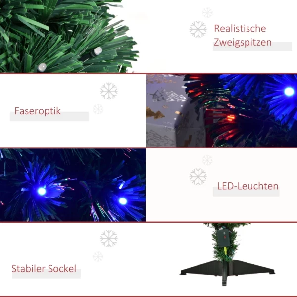 Kerstboom 90 LEDs Ster Groen 48 X H90 Cm 7