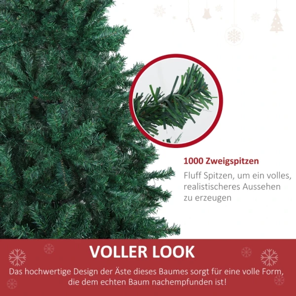 Kerstboom Kunstspar, 1,2 M, Inclusief Standaard, 85 Cm X 120 Cm, Groen 4