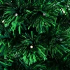 Kerstboom Kunstspar, 1,2 M, Inclusief Standaard, Kleurrijke LED's, Groen 8