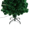Kerstboom Kunstspar, 1,2 M, Inclusief Standaard, Kleurrijke LED's, Groen 9
