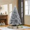 Kerstboom Kunstspar, 1,8 M, Inclusief Standaard, 85 Cm X 120 Cm, Groen + Wit 10