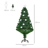 Kerstboom Kunstspar, LED-verlichting, Inclusief Kerstversiering, 45 X 45 X 120 Cm, Groen + Veelkleurig 3