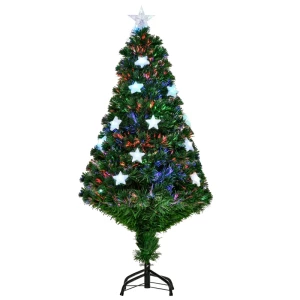Kerstboom Kunstspar, LED-verlichting, Inclusief Kerstversiering, 45 X 45 X 120 Cm, Groen + Veelkleurig 1
