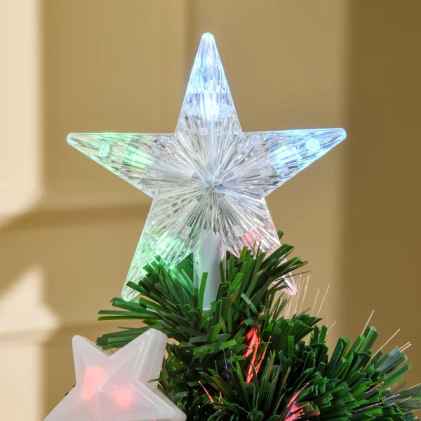 Kerstboom Kunstspar, LED-verlichting, Inclusief Kerstversiering, 45 X 45 X 120 Cm, Groen + Veelkleurig 8