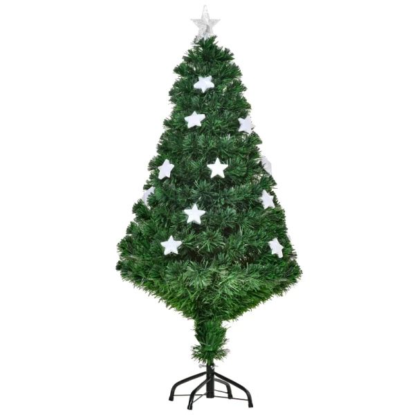 Kerstboom Kunstspar, LED-verlichting, Inclusief Kerstversiering, 45 X 45 X 120 Cm, Groen + Veelkleurig 10