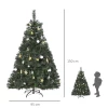 Kerstboom Met Decoratie 120 LED's 511 Tips 95 X 150H Cm 3