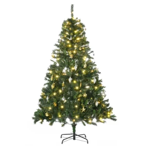 Kerstboom Met Decoratie 200 LED's 745 Tips 112 X H180 Cm 1