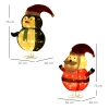 Kerstdecoratie Kerstverlichting Kerstversiering, Pinguïn, Kerstman, Inclusief LEDS, 50 Cm X 40 Cm X 76 Cm 3