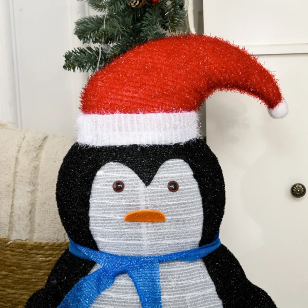 Kerstdecoratie Kerstverlichting Kerstversiering, Pinguïn, Kerstman, Inclusief LEDS, 50 Cm X 40 Cm X 76 Cm 8
