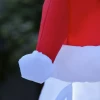Kerstdecoratie Opblaasbaar IJs Br Outdoor Kerstdecoratie Met Blower 1,8m Rood + Wit 8