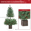 Kunstkerstboom 1,8 M Kerstboom Met Pot En Decoratie PVC Metaal Groen 90 X 90 X 180 Cm 6